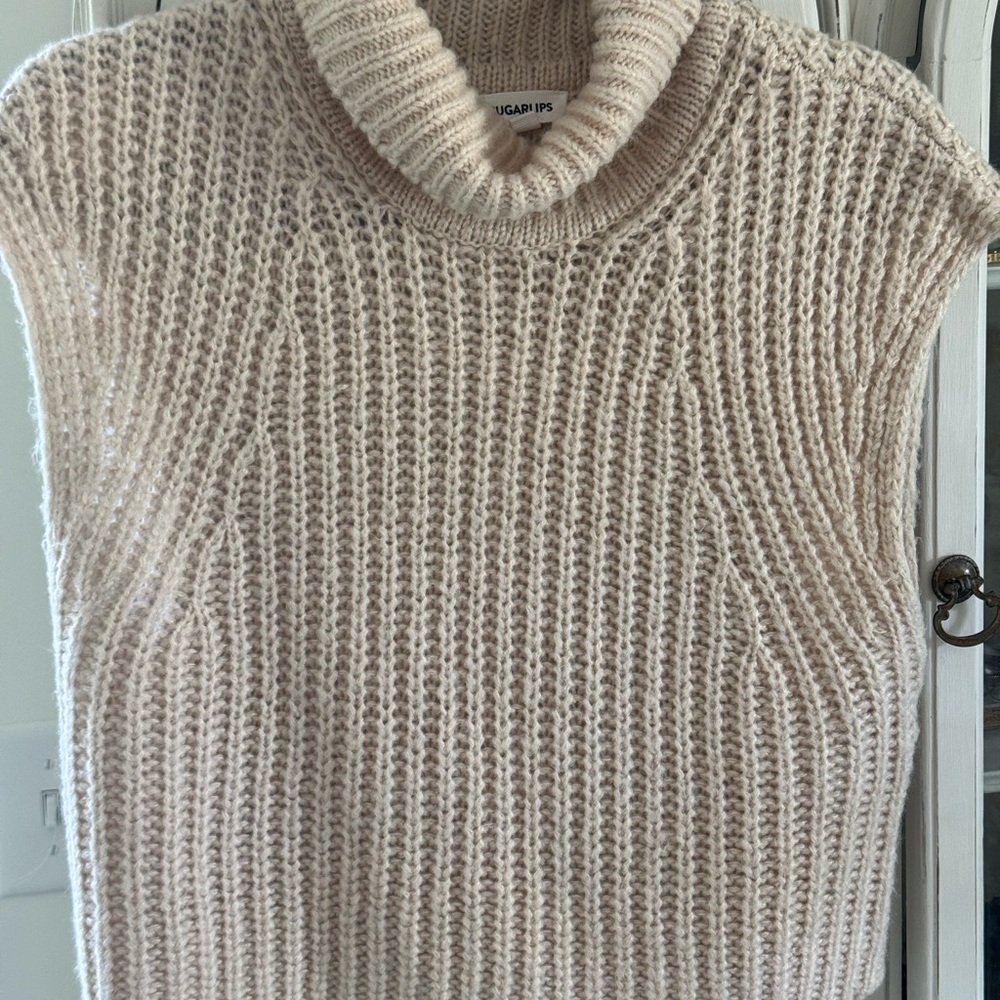 Cozy Cream Sweater Vest